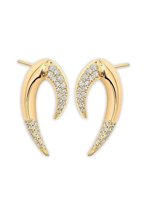 Shaun Leane 18K yellow gold large Talon diamond earrings