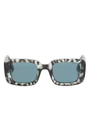 Komono Avery rectangle-frame sunglasses - Blue