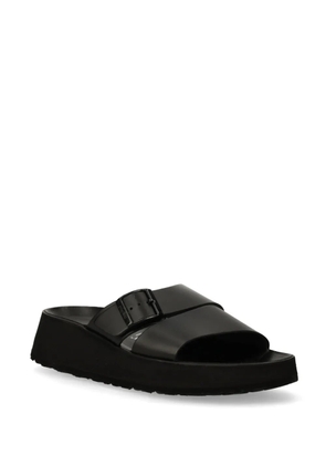 Birkenstock Almina leather slides - Black