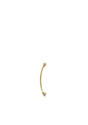 Shihara 18kt yellow gold Twist Curl 01 diamond single earring