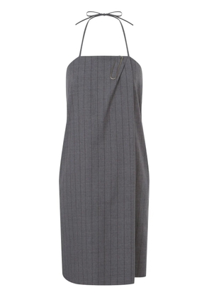 Moschino pinstripe mini dress - Grey