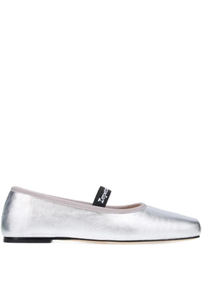 Repetto Lisbeth square-toe strap ballet flats - Silver