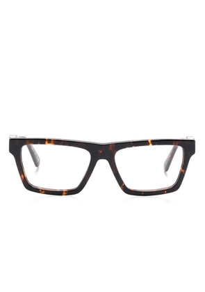 Off-White Eyewear rectangle-frame glasses - Brown