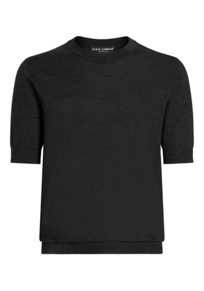 Dolce & Gabbana short-sleeve crew-neck T-shirt - Black