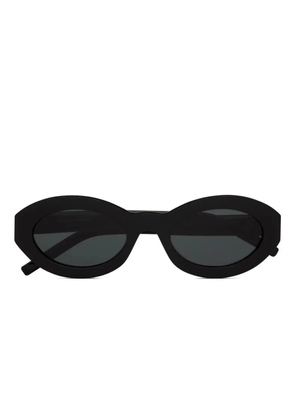 Saint Laurent Eyewear SL M136 oval-frame sunglasses - Black