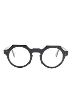 Lesca Buzz geometric-frame glasses - Black