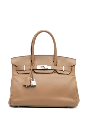 Hermès Pre-Owned 2010 Swift Birkin Retourne 30 handbag - Brown