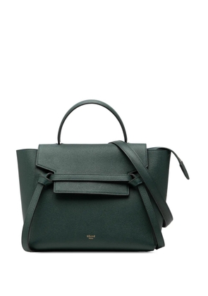 Celine Pre-Owned 2017 Micro Grained Calfskin Belt Bag satchel - Green