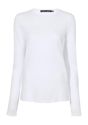 Proenza Schouler long-sleeve jersey T-shirt - White