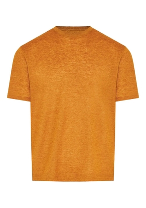 Zegna mélange short-sleeve T-shirt - Orange