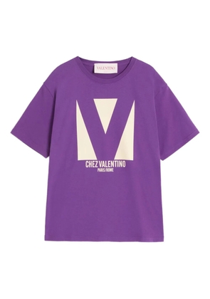 Valentino Garavani Chez-print T-shirt - Purple