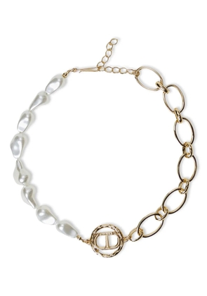 TWINSET logo-pendant necklace - Gold