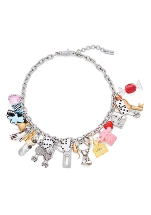 Marc Jacobs Sticker Charm Statement necklace - Silver