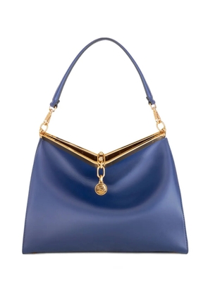 ETRO medium Vela leather shoulder bag - Blue