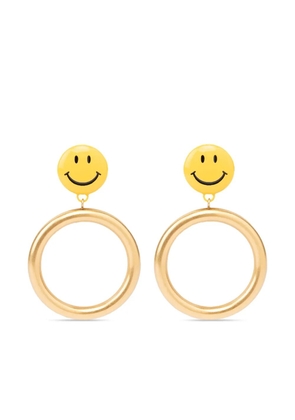 Moschino smile-motif earrings - Gold