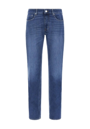 Roberto Cavalli logo-appliqué skinny-cut jeans - Blue