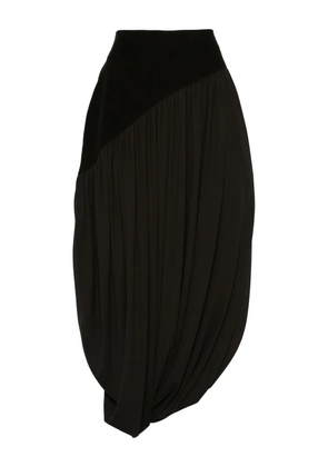 Ferragamo satin midi skirt - Brown