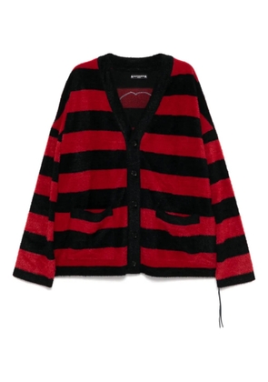 Mastermind World logo-patch cardigan - Black