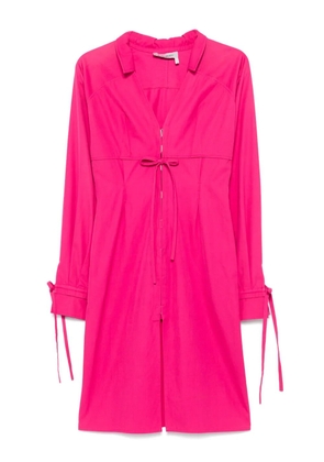 Saint Laurent Pre-Owned 2000s cotton shirt midi dress - Pink