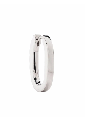 Maria Black Woods single hoop earring - Silver