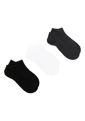 Marc O'Polo ribbed-trim socks (pack of three) - Black