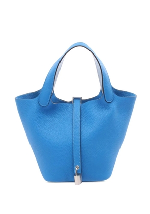 Hermès Pre-Owned 2024 Taurillon Picotin Lock PM handbag - Blue