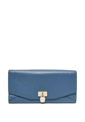 Aigner Vintage textured flap wallet - Blue