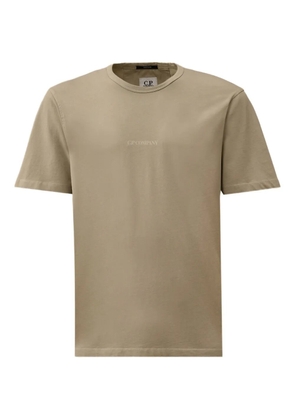 C.P. Company embroidered logo T-shirt - Green