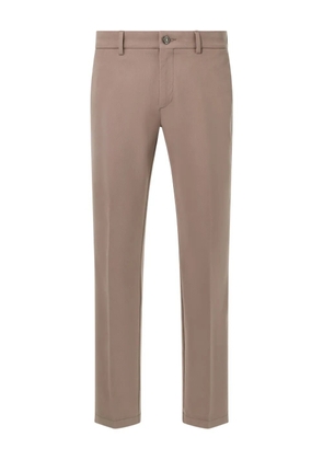 Boggi Milano cotton straight-leg trousers - Neutrals