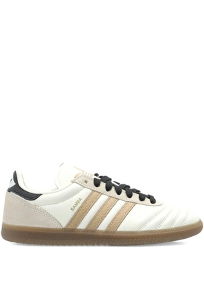 adidas Samba stripes leather sneakers - Neutrals