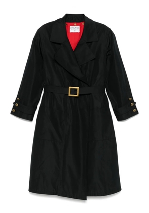 CHANEL Pre-Owned 1980s silk coat - Black