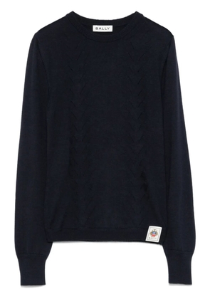 Bally logo-patch top - Blue
