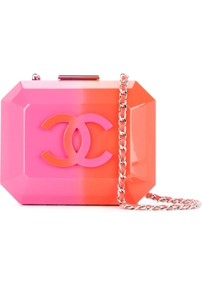 CHANEL Pre-Owned hard chain shoulder bag - Pink