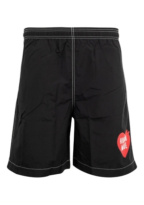 Human Made heart-logo swim shorts - Blue