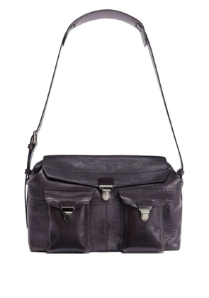 LEMAIRE Week-End Gear leather shoulder bag - Brown