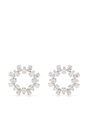 Swarovski Matrix stud earrings - Silver