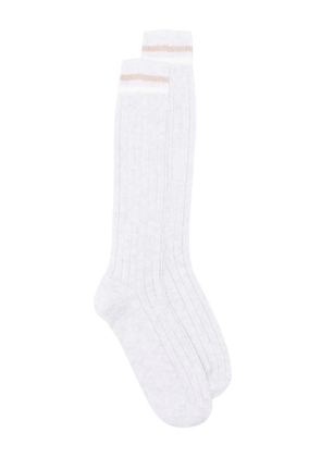 Eleventy ribbed socks - Grey