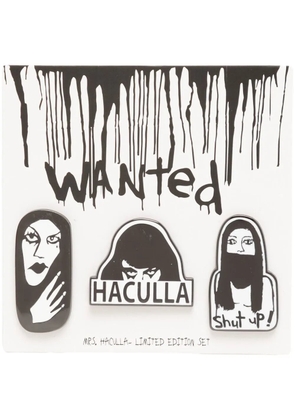 Haculla Mrs. Haculla pin set - Black