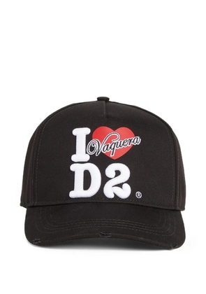DSQUARED2 Vaquera cap - Black
