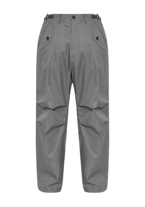 DSQUARED2 belted cotton pants - Grey