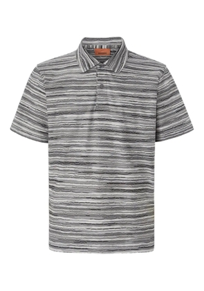 Missoni striped polo shirt - Grey