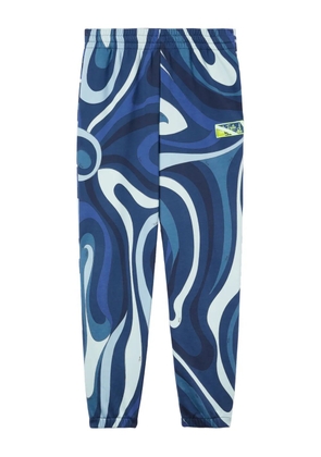 PUCCI fleece track pants - Blue