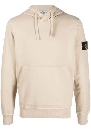 Stone Island Compass patch hoodie - Neutrals