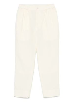 Comme Des Garçons tapered trousers - White