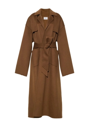 Adam Lippes Arlo belted double-breasted coat - Brown
