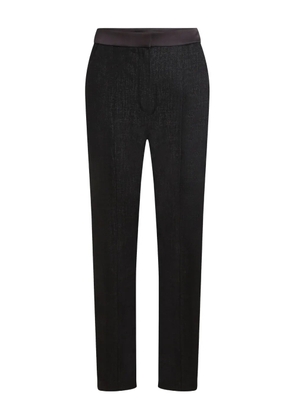 Karl Lagerfeld textured tailored trousers - Black