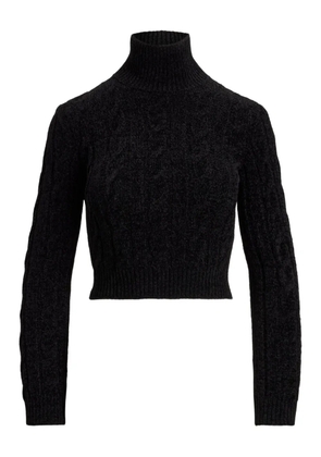 Ralph Lauren Collection cable-knit turtleneck sweater - Black