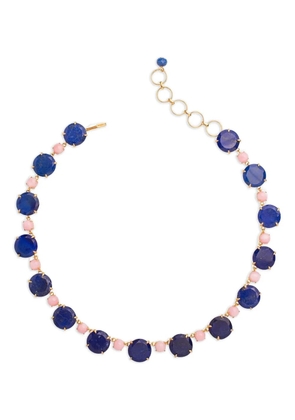 Bounkit Jewelry Lisa lapis and opal necklace - Gold