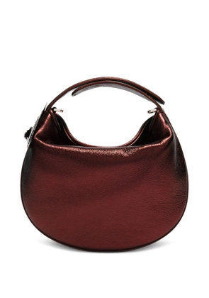 Genny Mini Fortune metallic-effect tote bag - Red