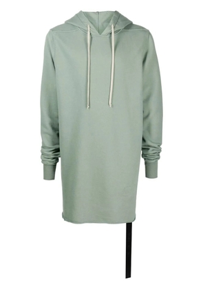 Rick Owens DRKSHDW long-sleeve rib-trimmed hoodie - Green